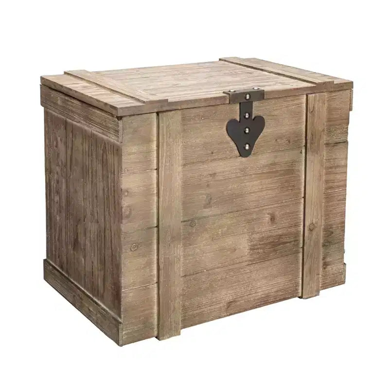 Household Essentials Antiqued Decorative Trunk Large: Multicolored Storage Trunk for All Ages, 24.75" x 16.25" x 20.88"