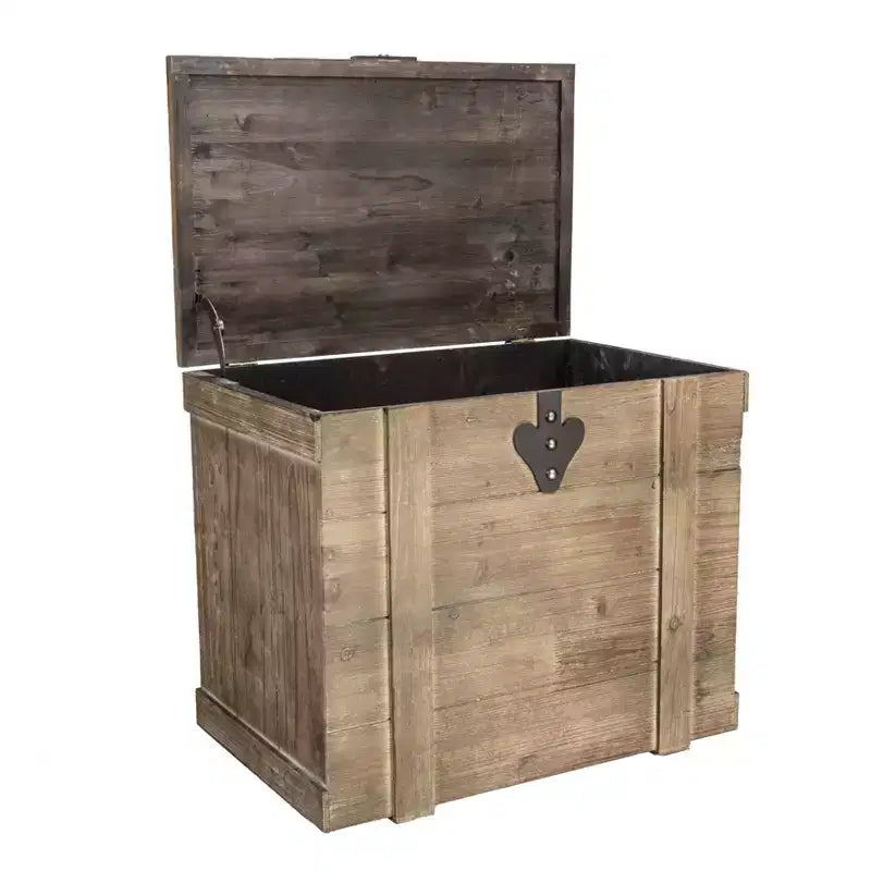 Household Essentials Antiqued Decorative Trunk Large: Multicolored Storage Trunk for All Ages, 24.75" x 16.25" x 20.88"