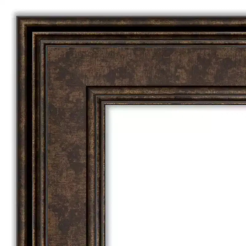 20" x 54" Ridge Bronze Full Length Mirror on The Door - Amanti Art
