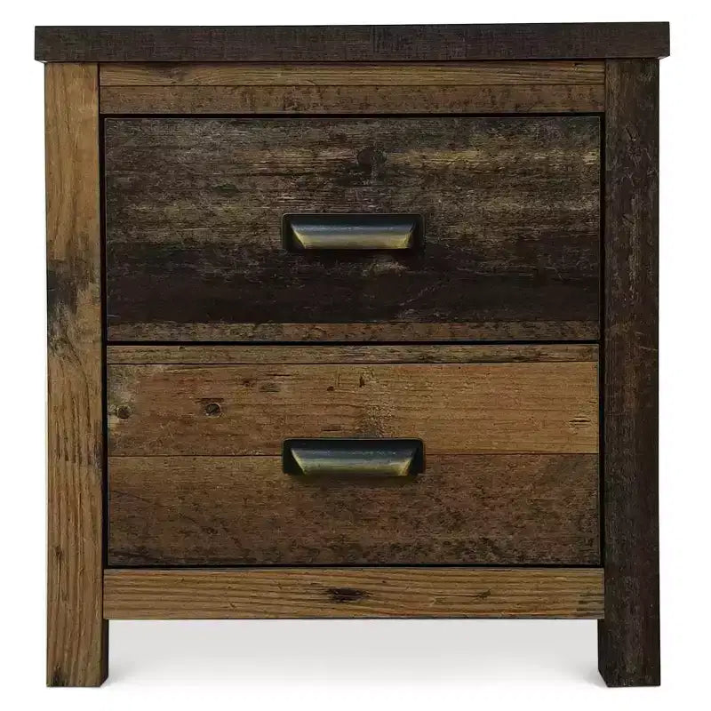 Home Design Bristol Nightstand Vintage Oak