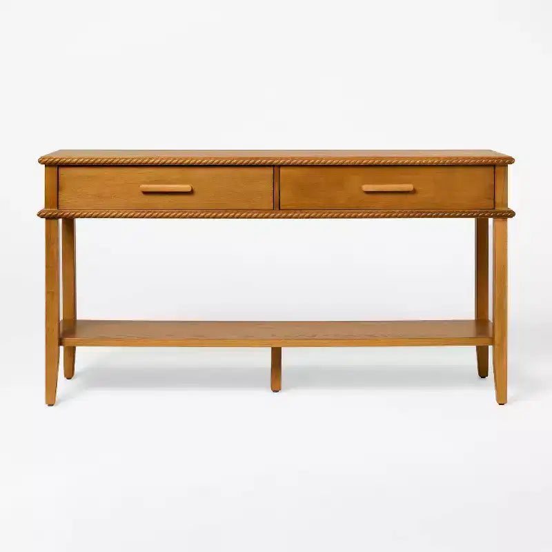 Azorella Console Table Oak Brown - Threshold™ designed with Studio McGee