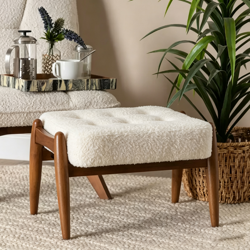 Repose-pieds en bois