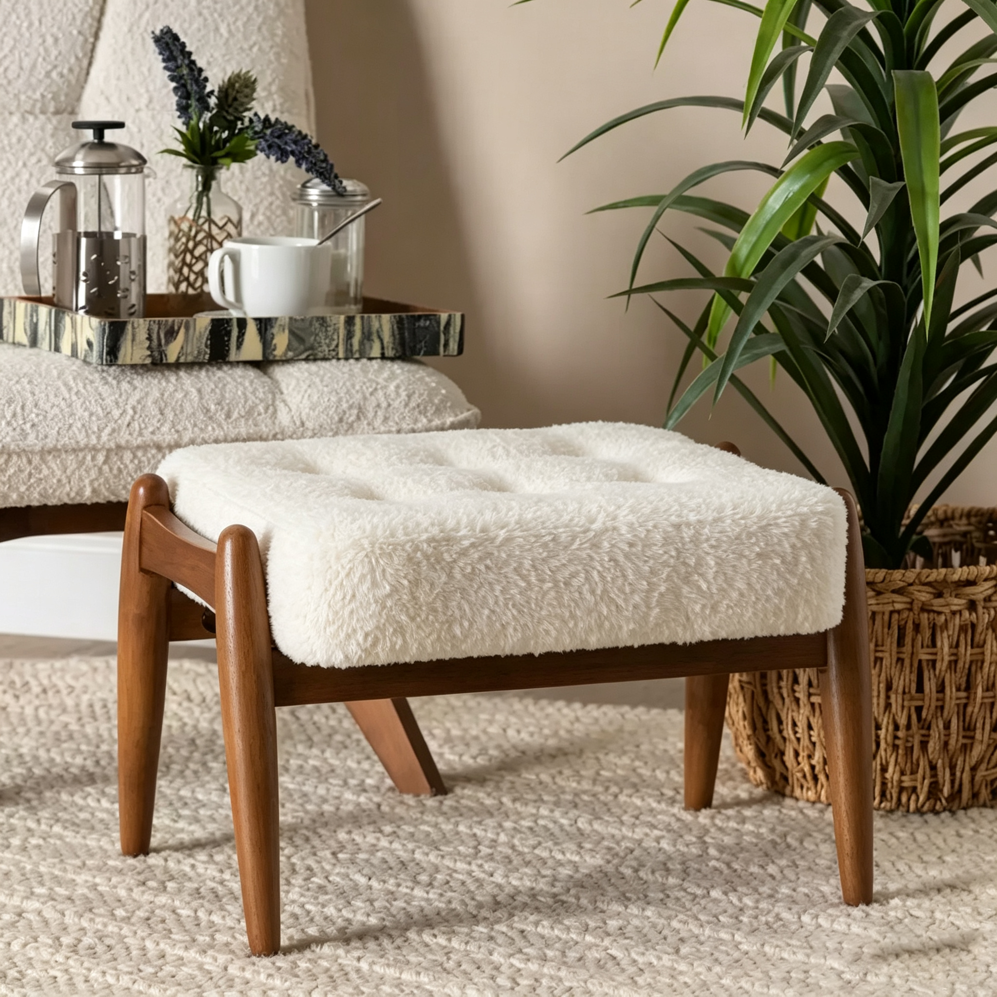 Repose-pieds en bois