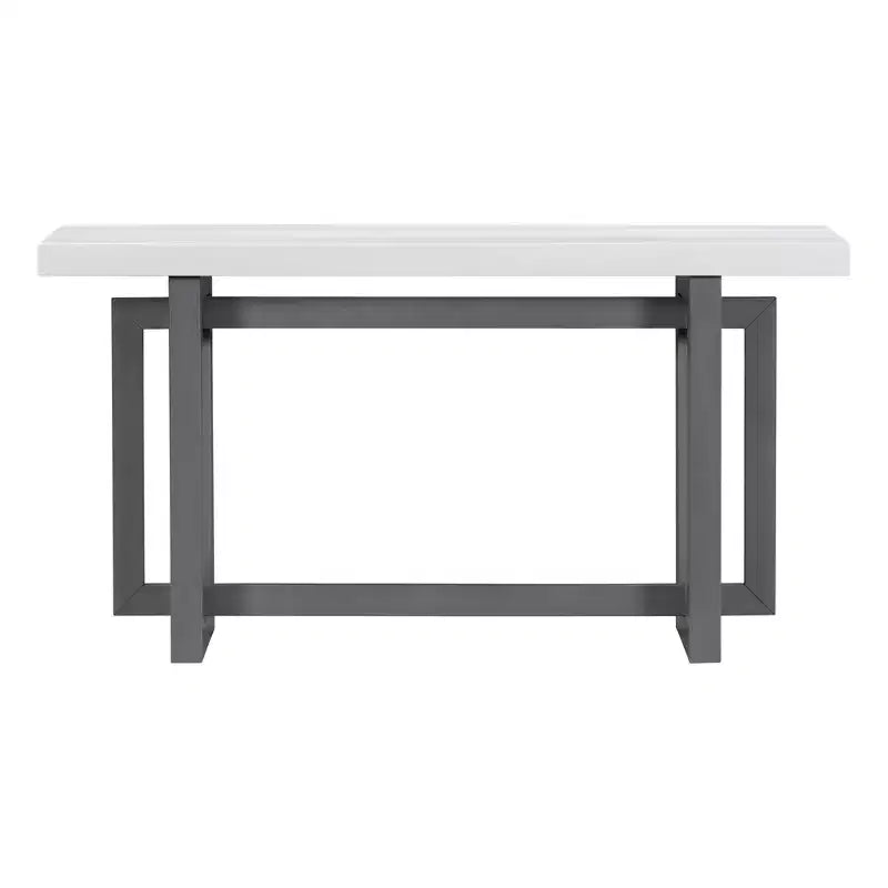 59.1 Modern Industrial Style Console Table - ModernLuxe