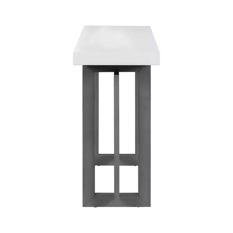 59.1 Modern Industrial Style Console Table - ModernLuxe