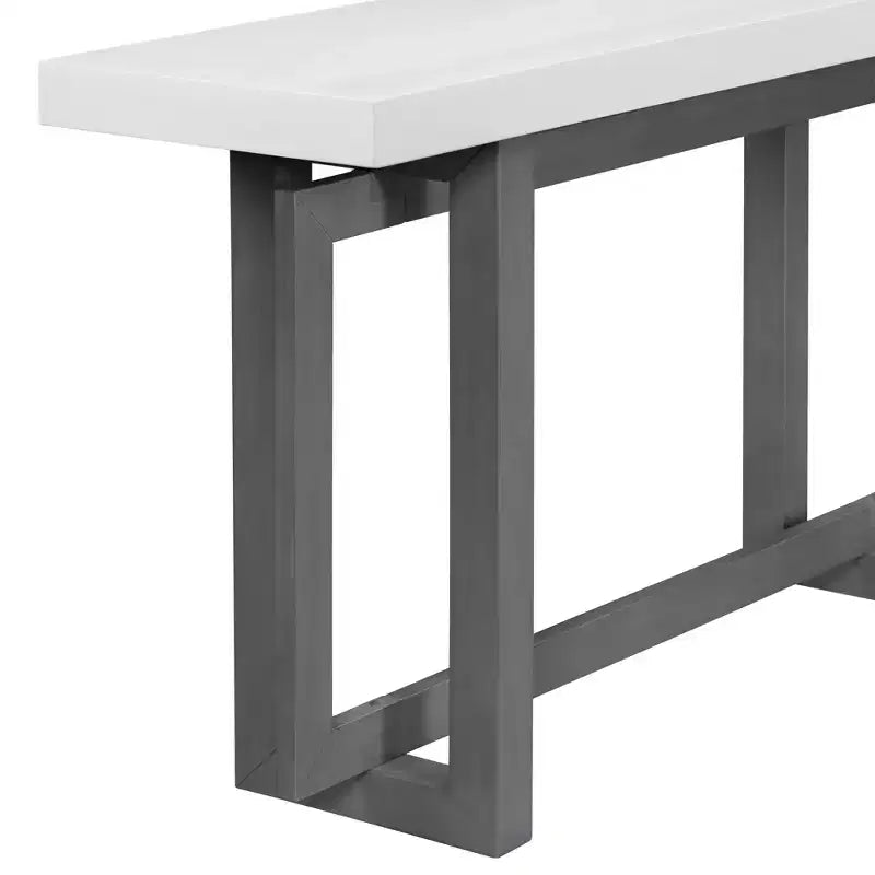 59.1 Modern Industrial Style Console Table - ModernLuxe