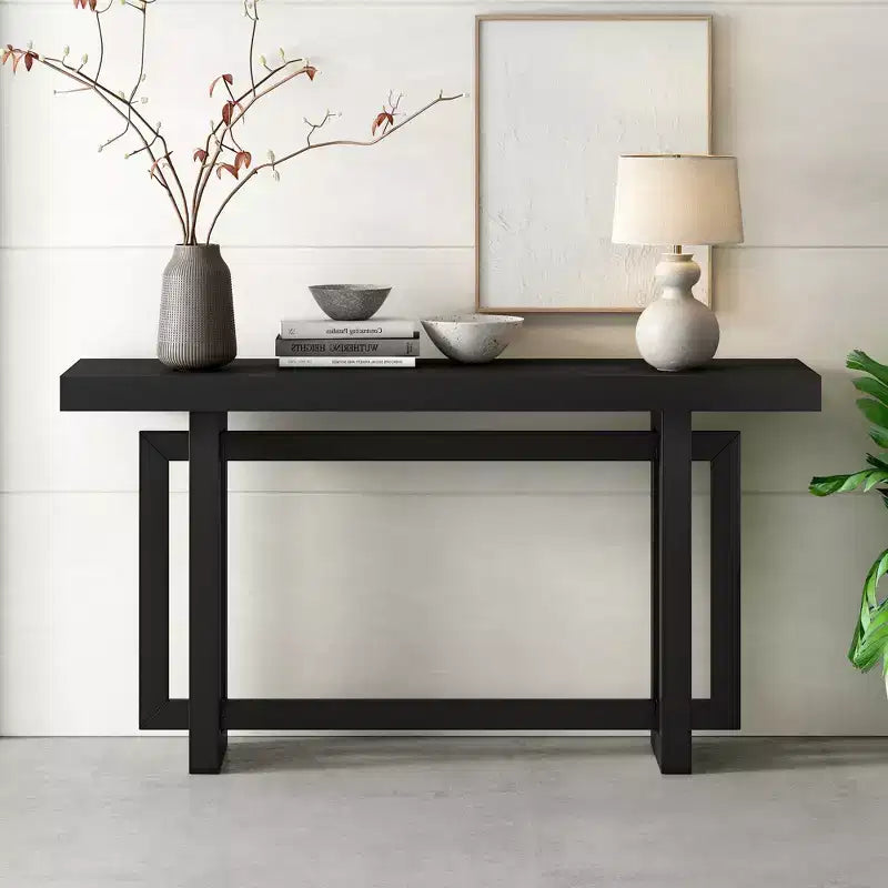 59.1 Modern Industrial Style Console Table - ModernLuxe
