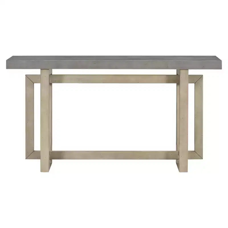 59.1 Modern Industrial Style Console Table - ModernLuxe