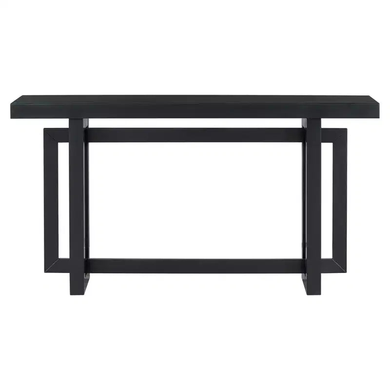 59.1 Modern Industrial Style Console Table - ModernLuxe