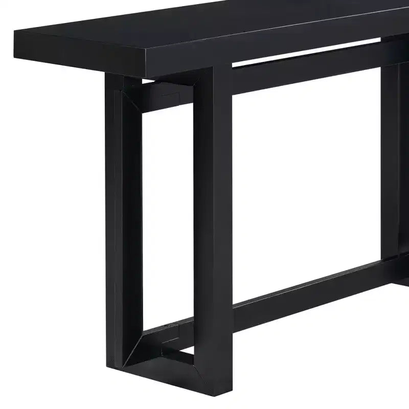 59.1 Modern Industrial Style Console Table - ModernLuxe
