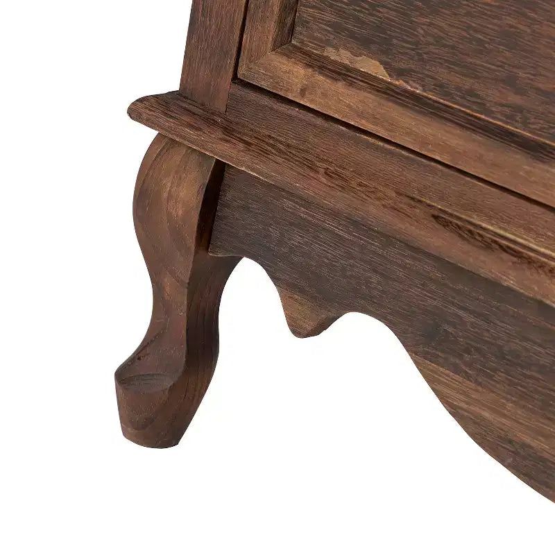 Set of 2 Galatea Traditional 24 Tall 2 - Drawer end table with Two Drawers and Charging Station | KARAT HOME