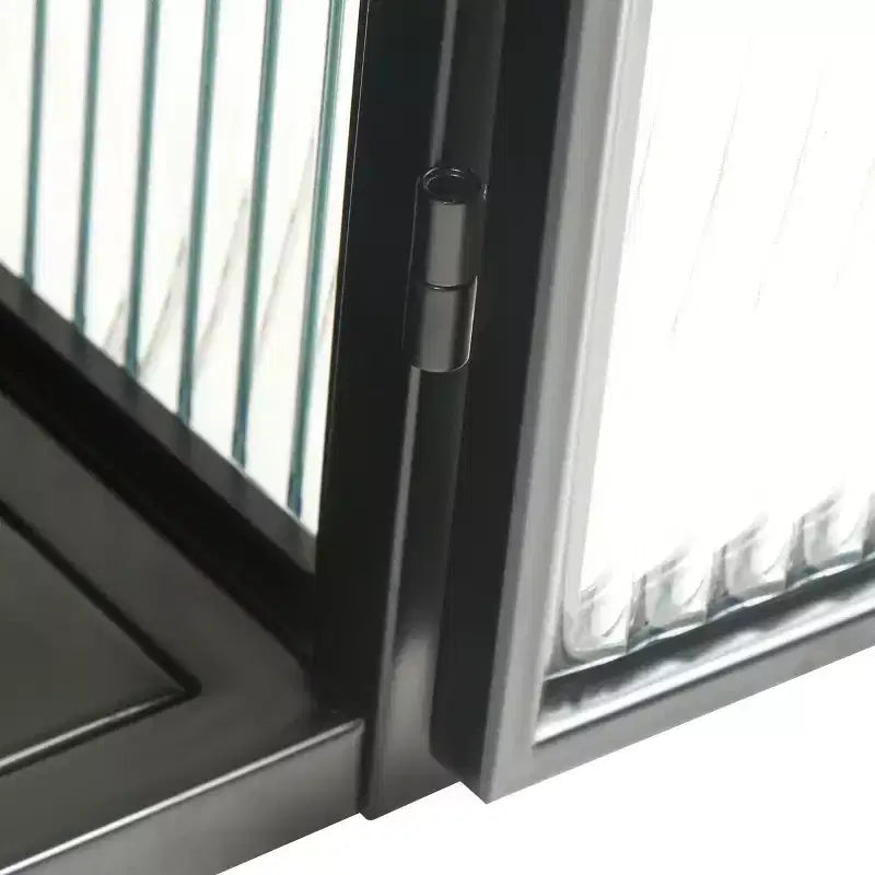 27.56 Modern 2 Glass Door Wall Cabinet with Triple Tier Storage - ModernLuxe