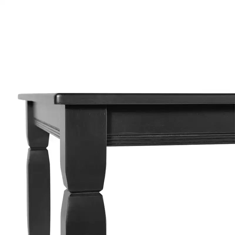 Emma and Oliver Wooden Dining Table with Turned Wooden Legs