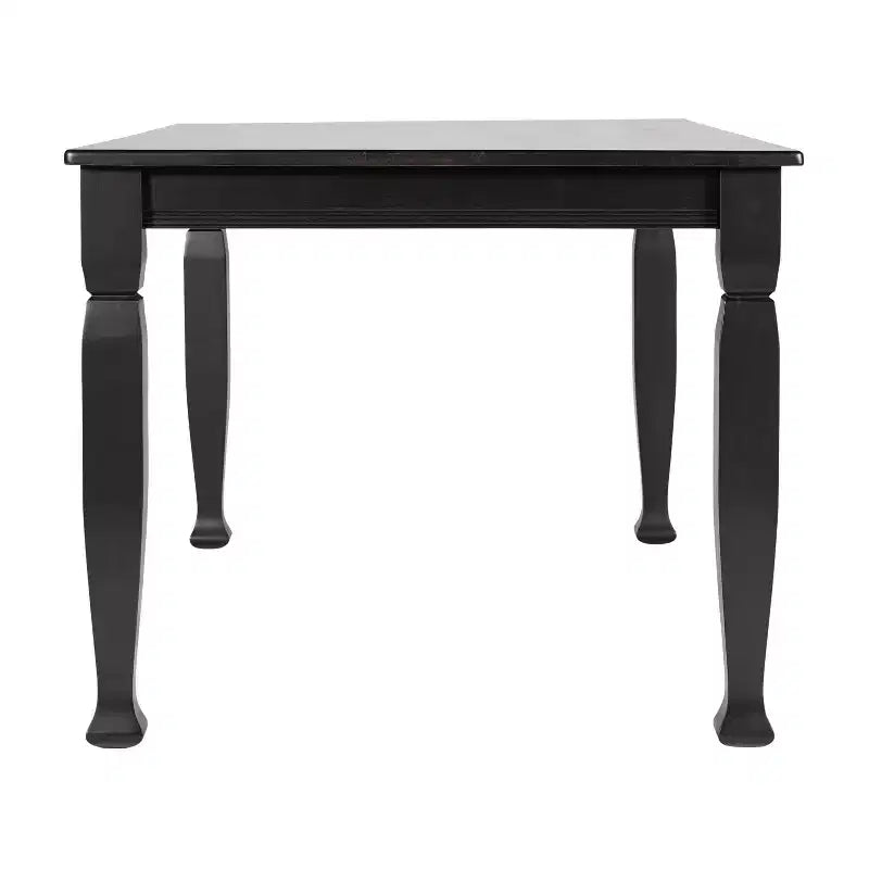 Emma and Oliver Wooden Dining Table with Turned Wooden Legs