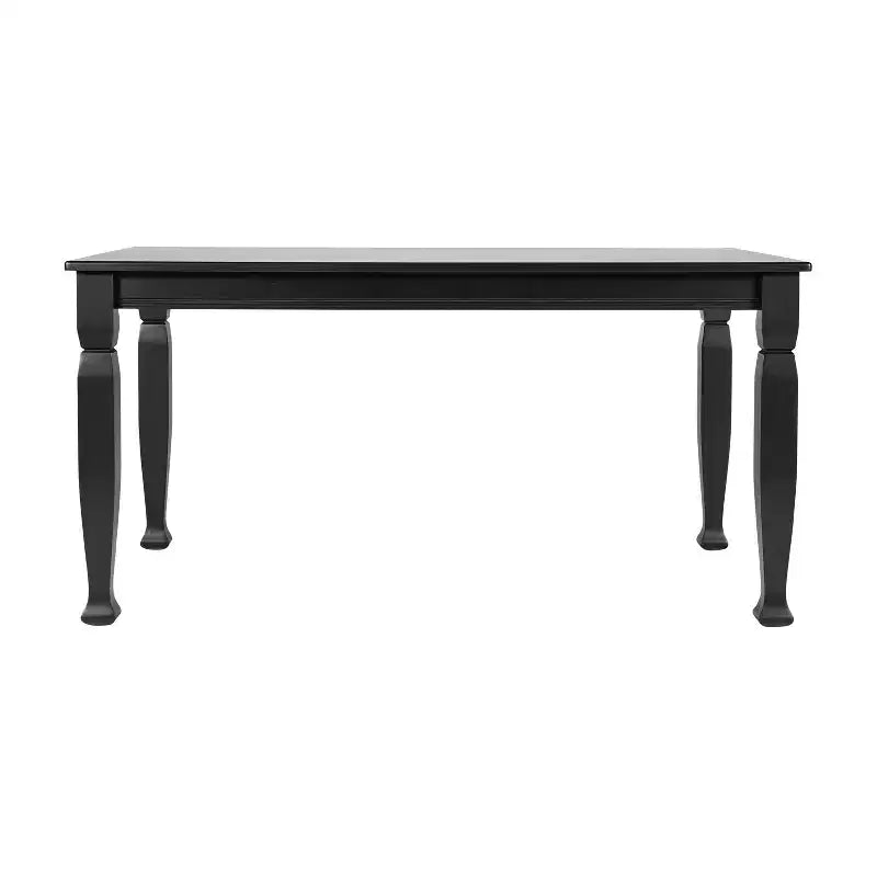Emma and Oliver Wooden Dining Table with Turned Wooden Legs