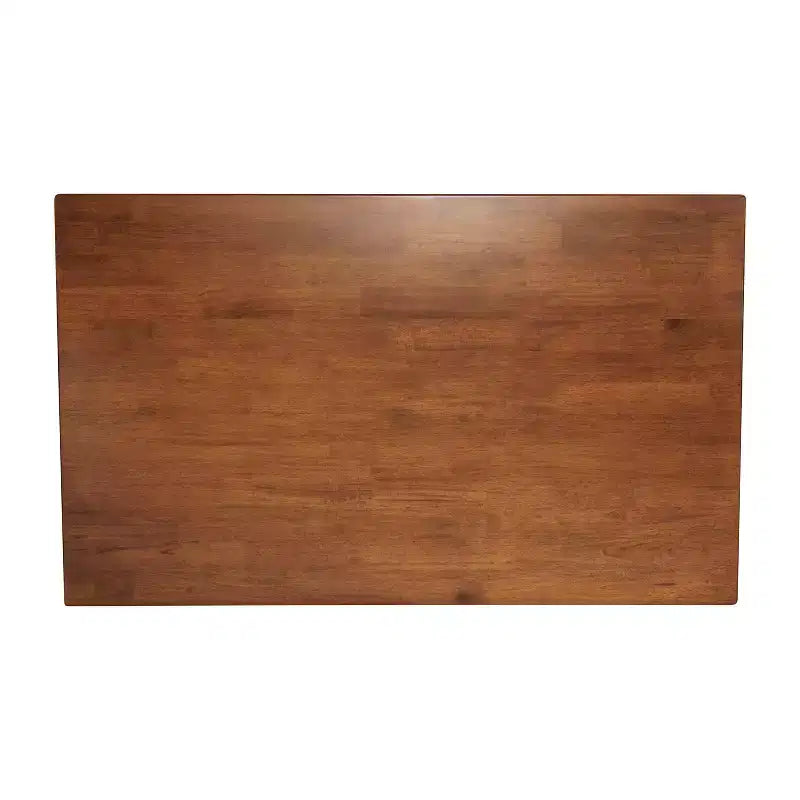 Emma and Oliver Wooden Dining Table with Turned Wooden Legs