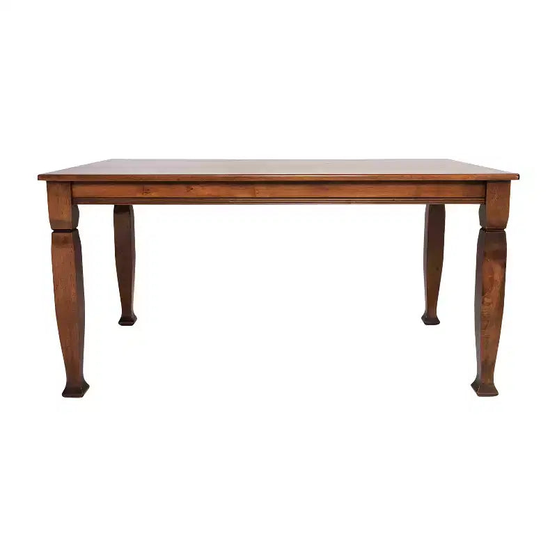 Emma and Oliver Wooden Dining Table with Turned Wooden Legs