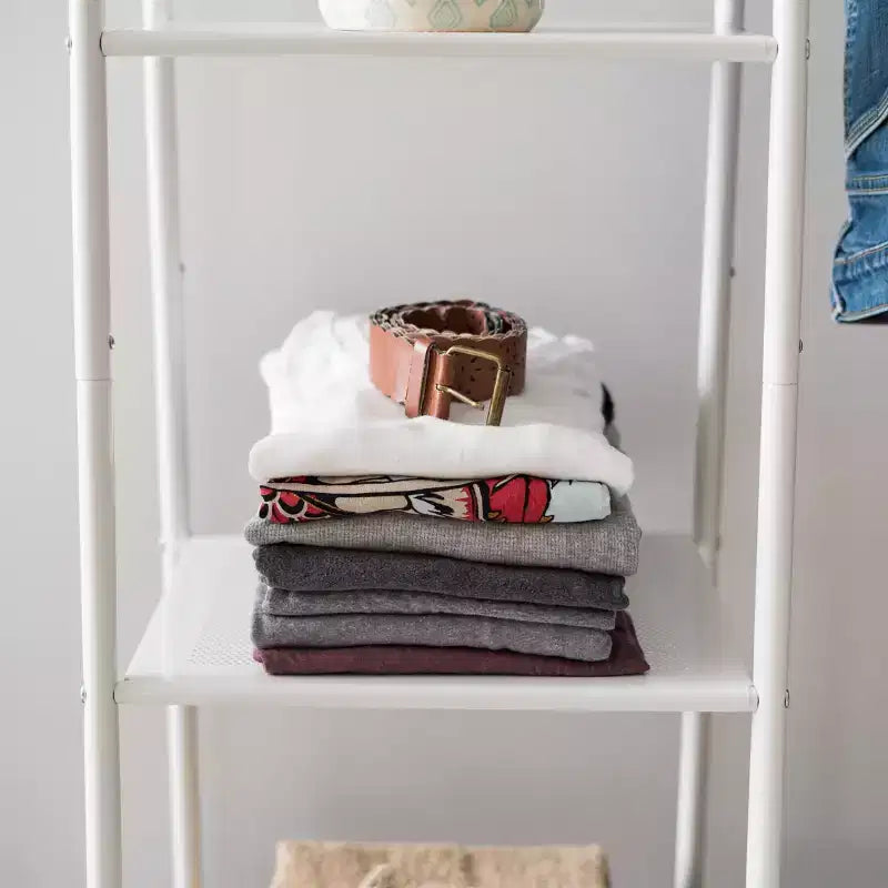 IRIS Clothing Rack Clothes Rack Metal Garment Rack with 5 Metal shelf