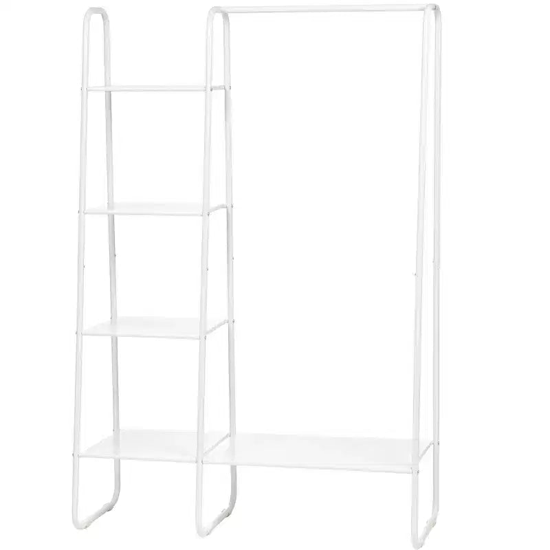 IRIS Clothing Rack Clothes Rack Metal Garment Rack with 5 Metal shelf