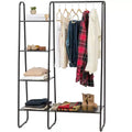 IRIS Clothing Rack Clothes Rack Metal Garment Rack with 5 Metal shelf