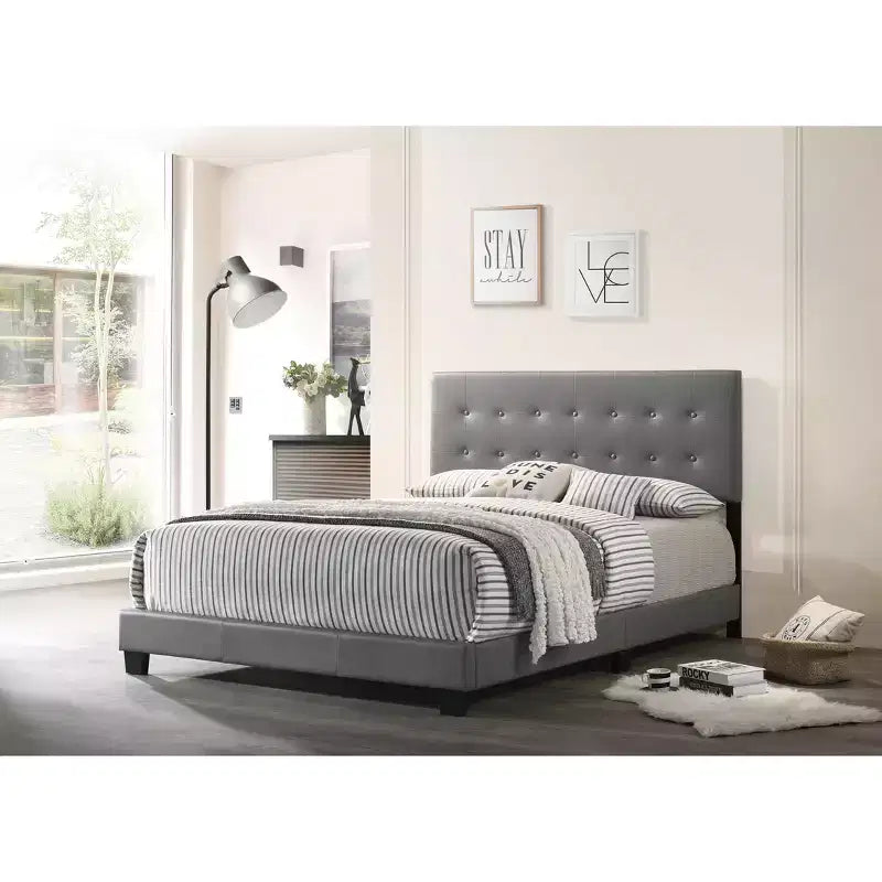 Passion Furniture Caldwell Full Panel Bed