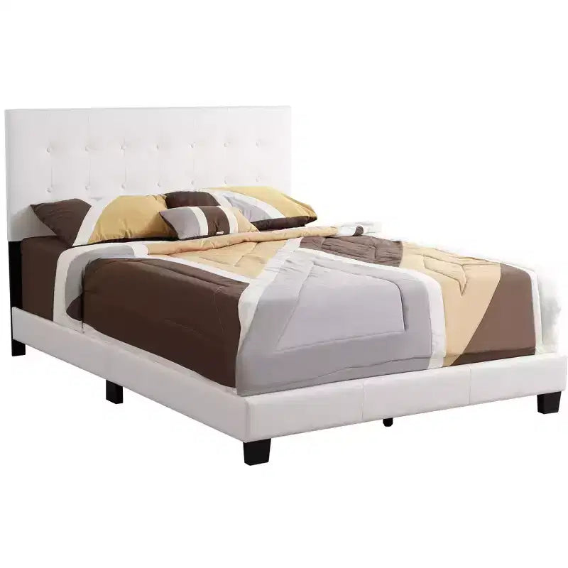 Passion Furniture Caldwell Full Panel Bed