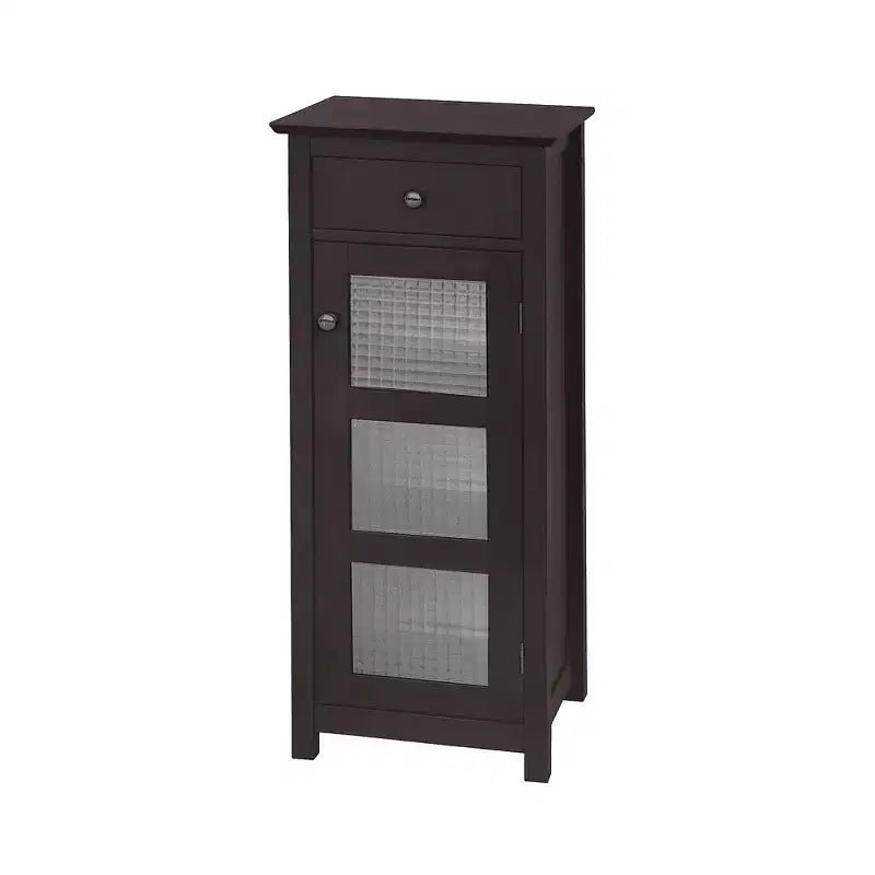 Teamson Home Chesterfield Single Door Floor Cabinet with Drawer