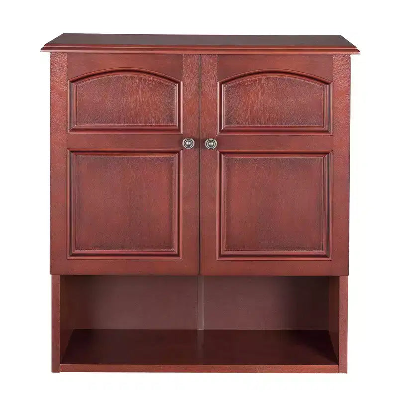 Teamson Home Martha 22.25 x 25 2-Door Removable Wall Cabinet, Mahogany