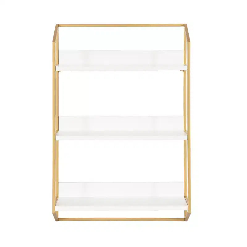 Kate and Laurel Hylton Tiered Wall Shelf