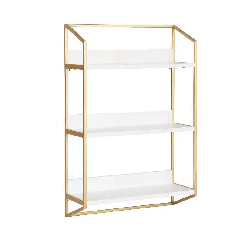 Kate and Laurel Hylton Tiered Wall Shelf