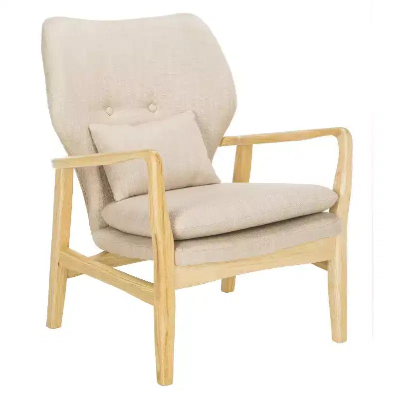 Tarly Accent Chair - ACH9500B - Beige/Natural - Safavieh