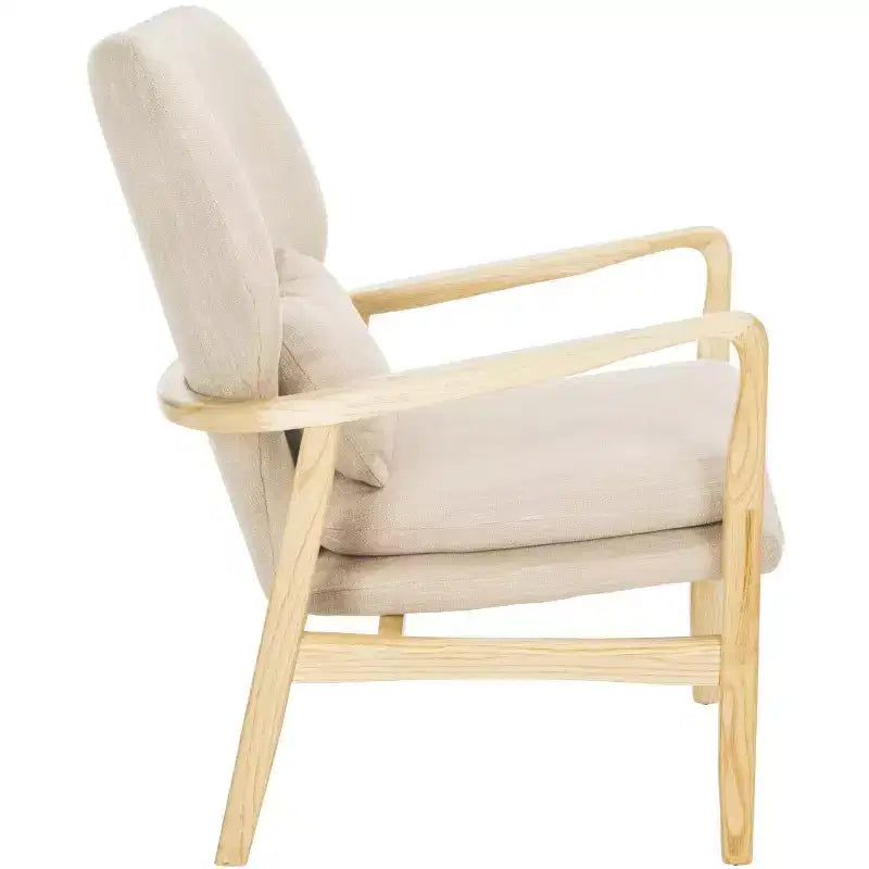 Tarly Accent Chair - ACH9500B - Beige/Natural - Safavieh