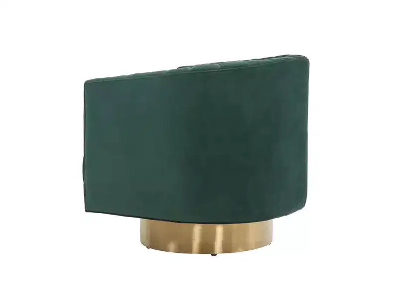Josephine Swivel Barrel Chair - SFV4726 - Safavieh Couture