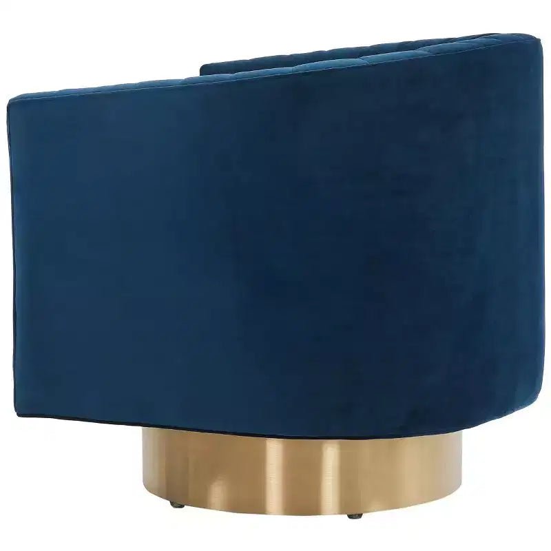 Josephine Swivel Barrel Chair - SFV4726 - Safavieh Couture
