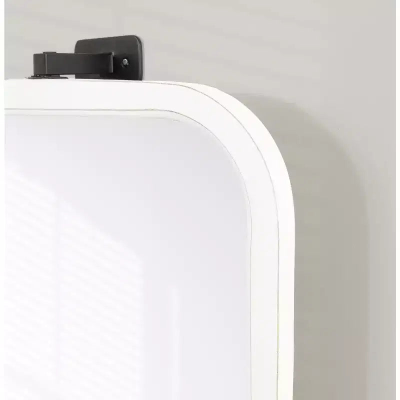 Kate and Laurel Hogan Rectangle Wood Functional Mirror, 20x33, White