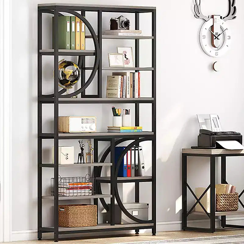 Tribesigns Industrial 8-Tier Etagere Bookcase