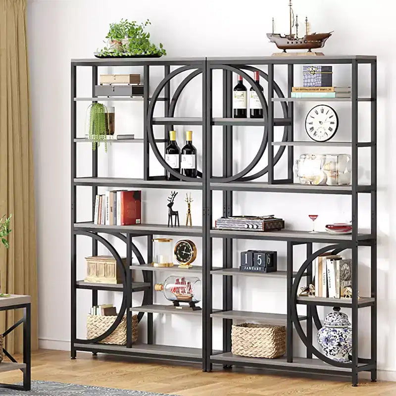 Tribesigns Industrial 8-Tier Etagere Bookcase