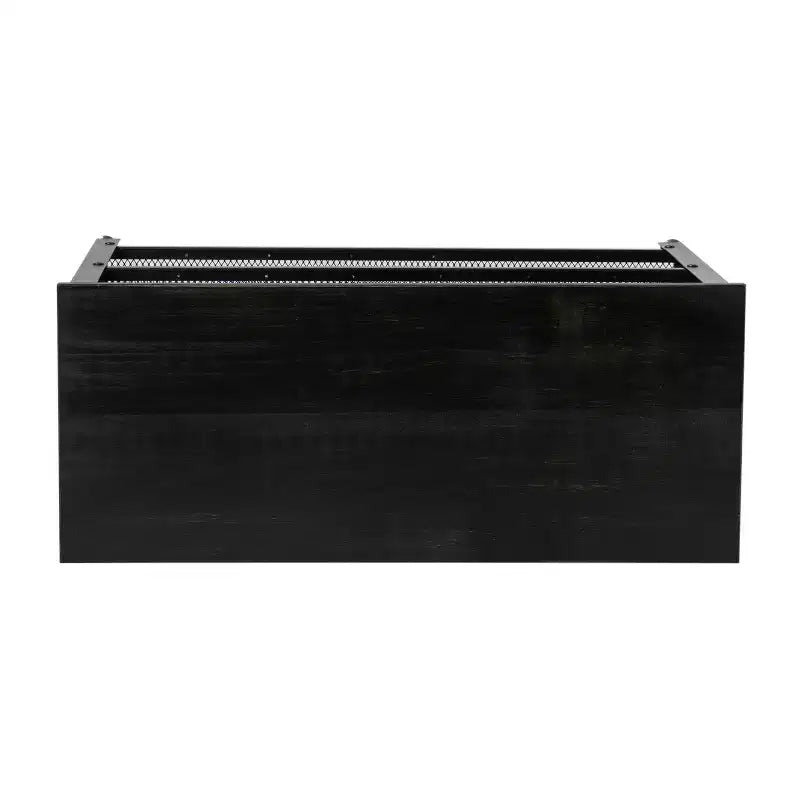 Flash Furniture Easton 3-Tier Wooden Entryway Bench with Metal Mesh Shoe Storage Shelves for Entryway, Mudroom, or Bedroom