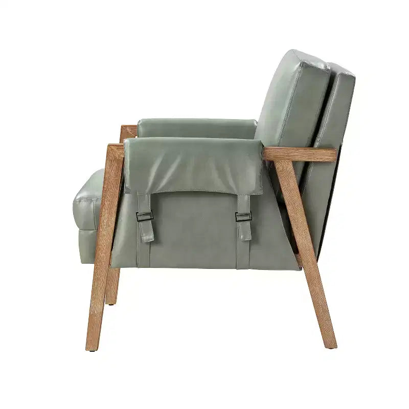 Kelly Mid-century Armchair with Distressed Finish | HULALA HOME