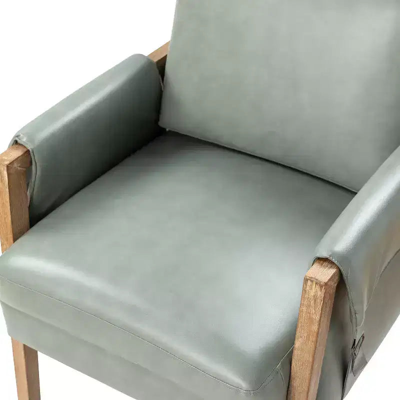 Kelly Mid-century Armchair with Distressed Finish | HULALA HOME