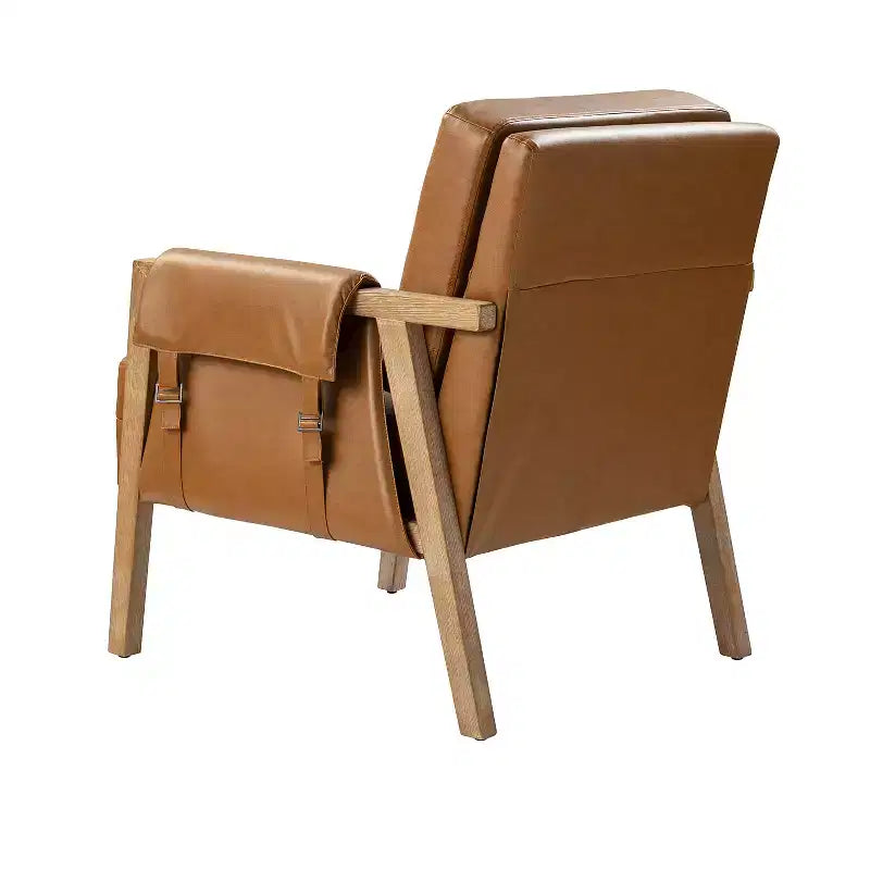 Kelly Mid-century Armchair with Distressed Finish | HULALA HOME