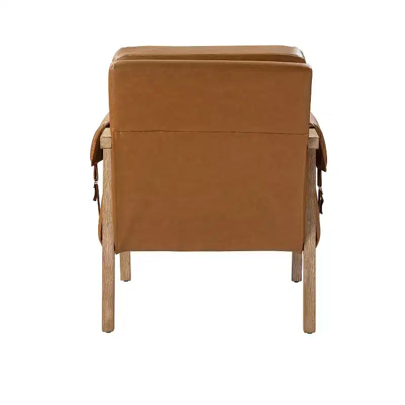 Kelly Mid-century Armchair with Distressed Finish | HULALA HOME