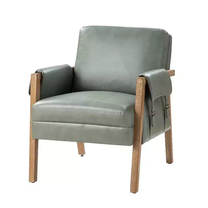 Kelly Mid-century Armchair with Distressed Finish | HULALA HOME