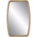 Uttermost Tiki Woven Rattan 23 3/4 x 36 1/4 Wall Mirror