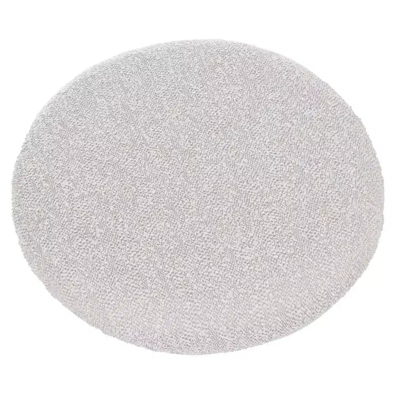 Lavish Home Round Ottoman with Removable Top for Storage