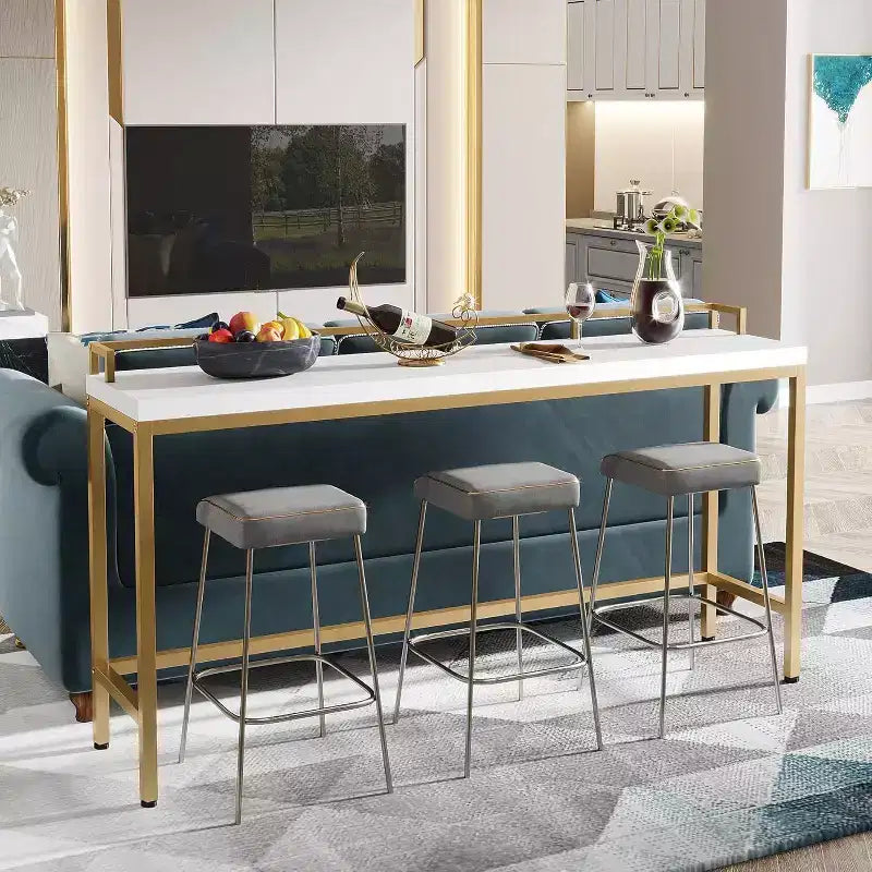 Tribesigns 70.9 Long Sofa Table, Narrow Entryway Console Table for Living Room