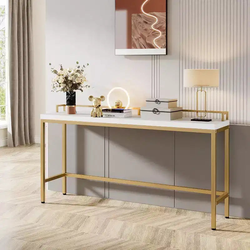Tribesigns 70.9 Long Sofa Table, Narrow Entryway Console Table for Living Room