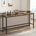 Tribesigns 70.9 Long Sofa Table, Narrow Entryway Console Table for Living Room