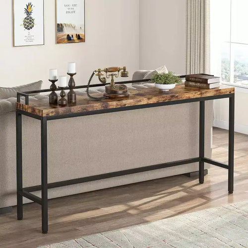 Tribesigns 70.9 Long Sofa Table, Narrow Entryway Console Table for Living Room