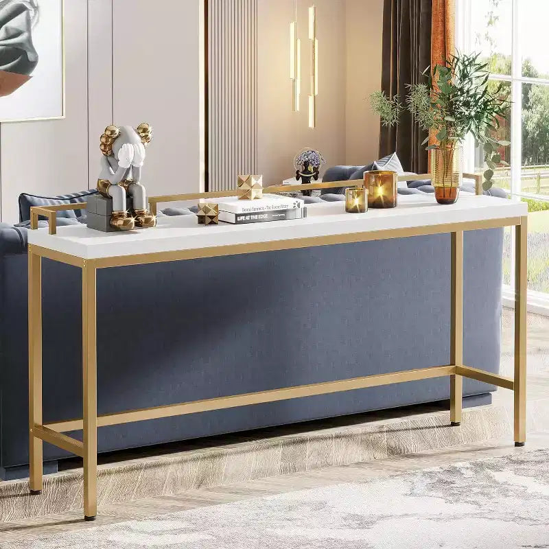 Tribesigns 70.9 Long Sofa Table, Narrow Entryway Console Table for Living Room
